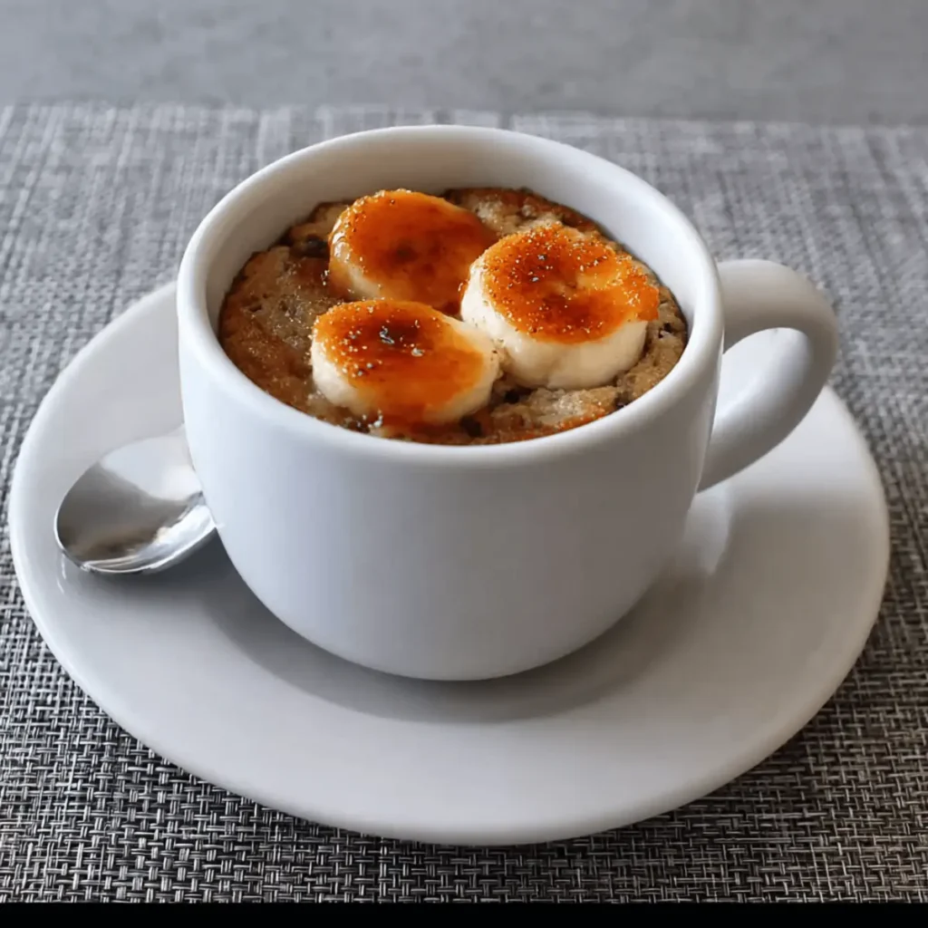 Banana Bread Mug Cake in a Minute