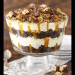 Caramel Cheesecake Brownie Trifle