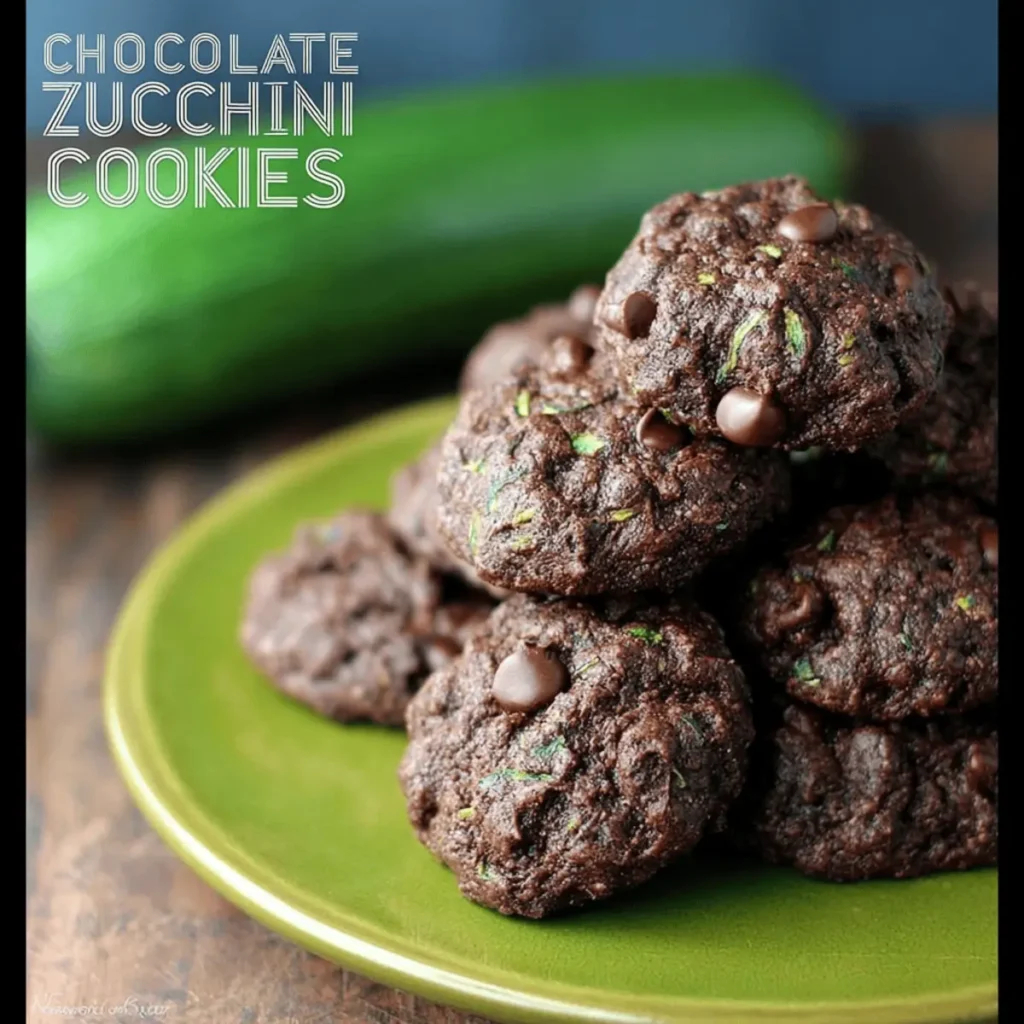 Chocolate Zucchini Drop Cookies