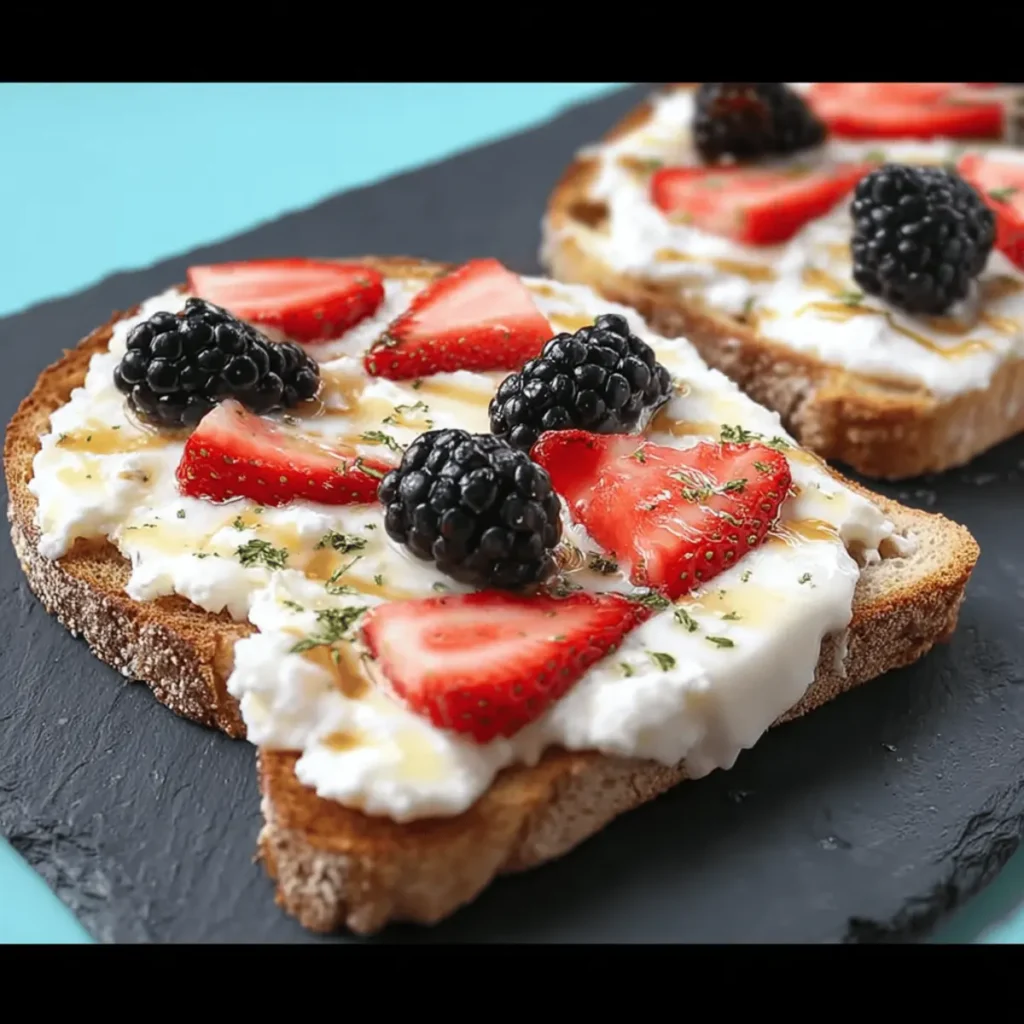 Cottage Cheese Toast