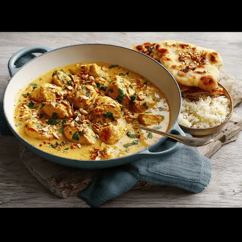 Creamy chicken korma
