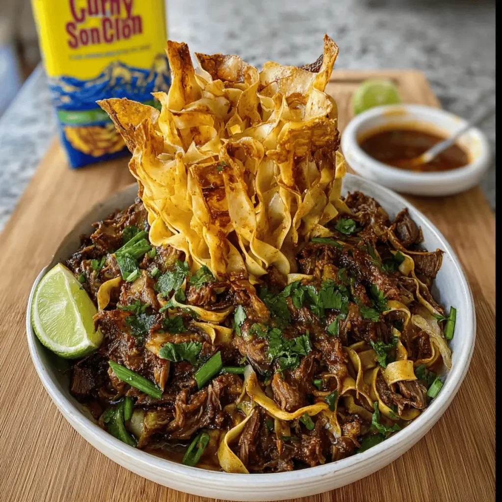 Curry Goat Noodles