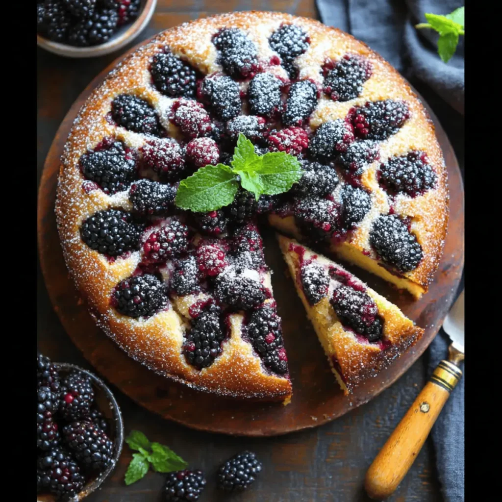 Easy Blackberry Cake