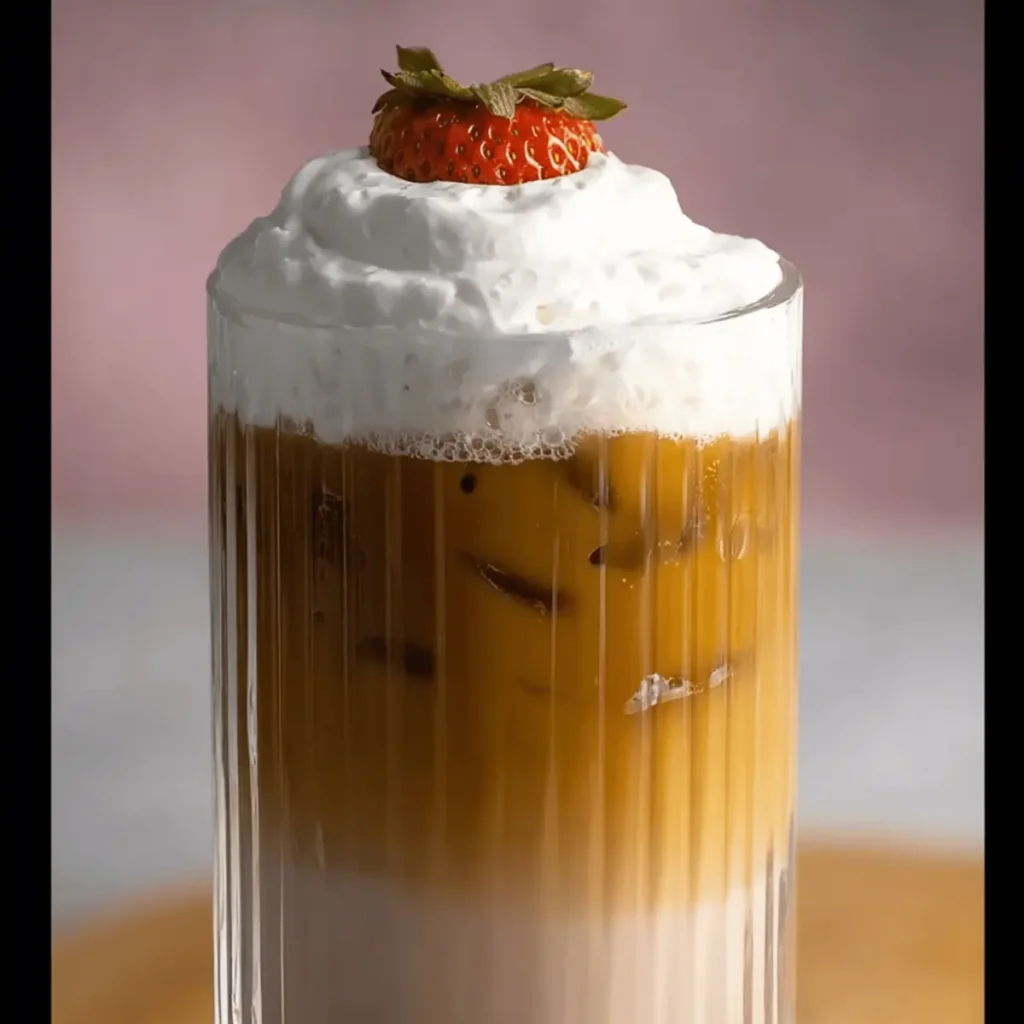 Extra Frothy Caramel Iced Coffee​