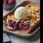 Mixed Berry Crumble Slab Pie