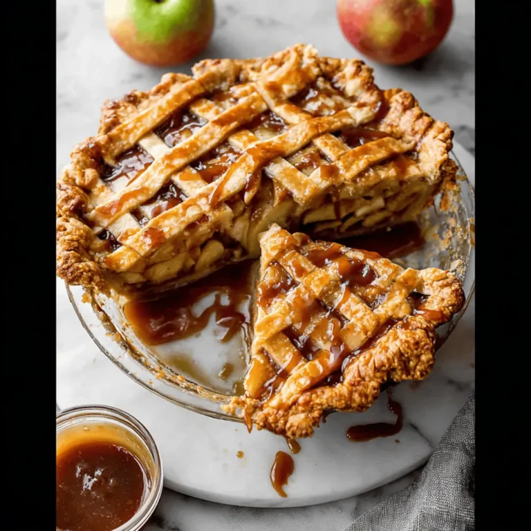 Salted Caramel Apple Pie