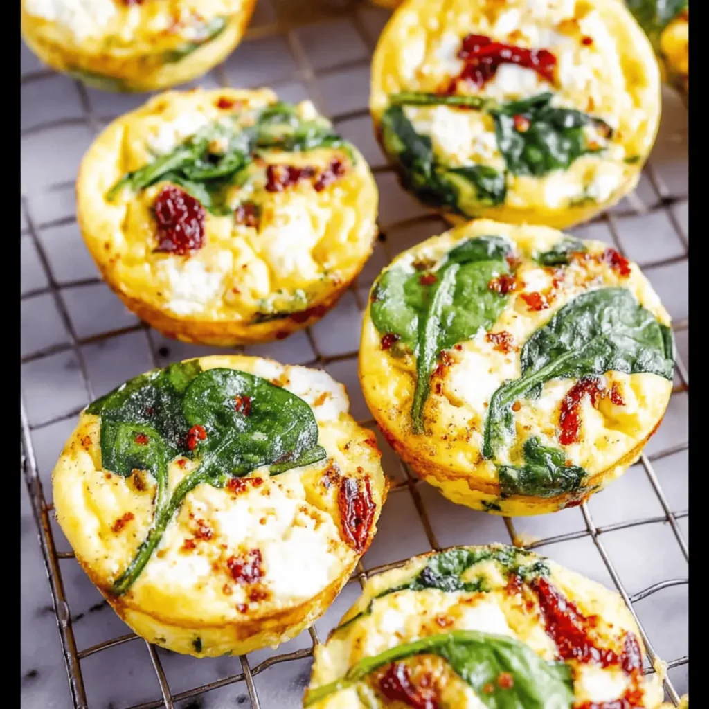 Spinach Feta Egg Cups