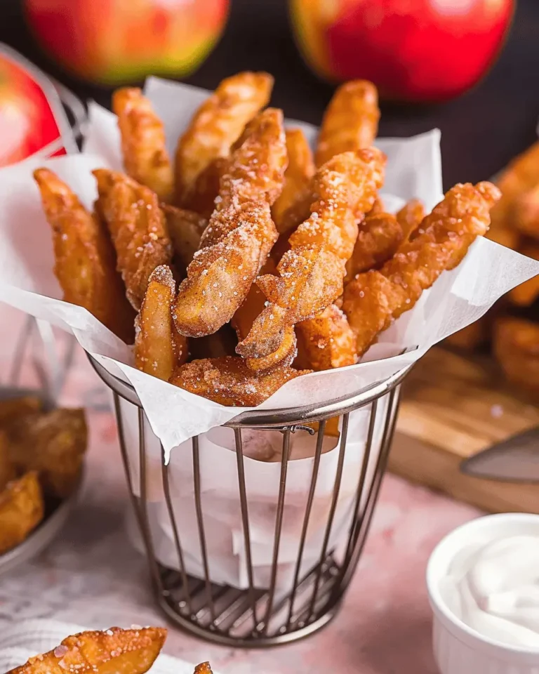 Air Fryer Apple Fries