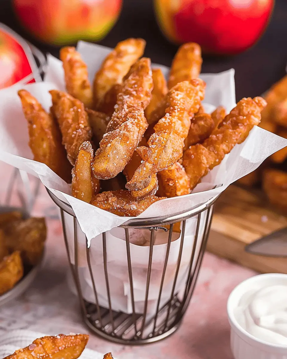 Air Fryer Apple Fries: Easy and Irresistibly Crispy Snack