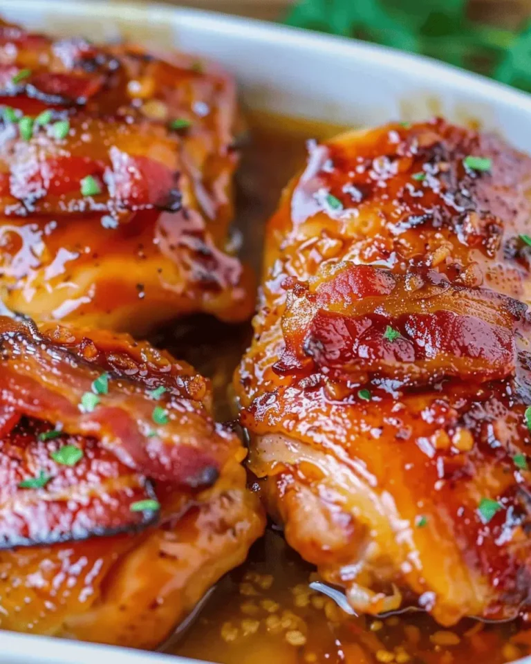 Bacon Brown Sugar Garlic Chicken