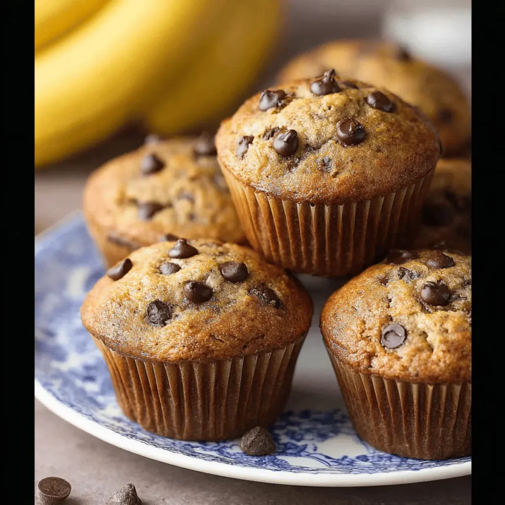 Banana Chocolate Chip Muffins