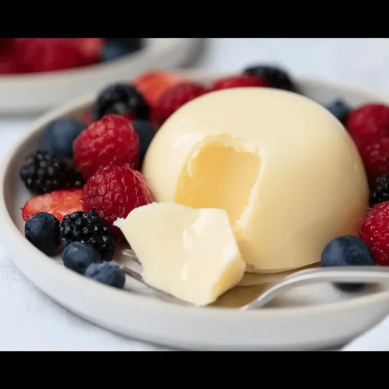 Bavarian Cream And Berries Recipe