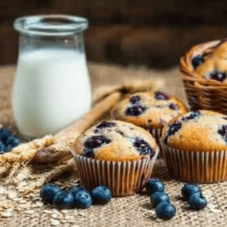 Berry Bliss Blueberry Oat Muffins
