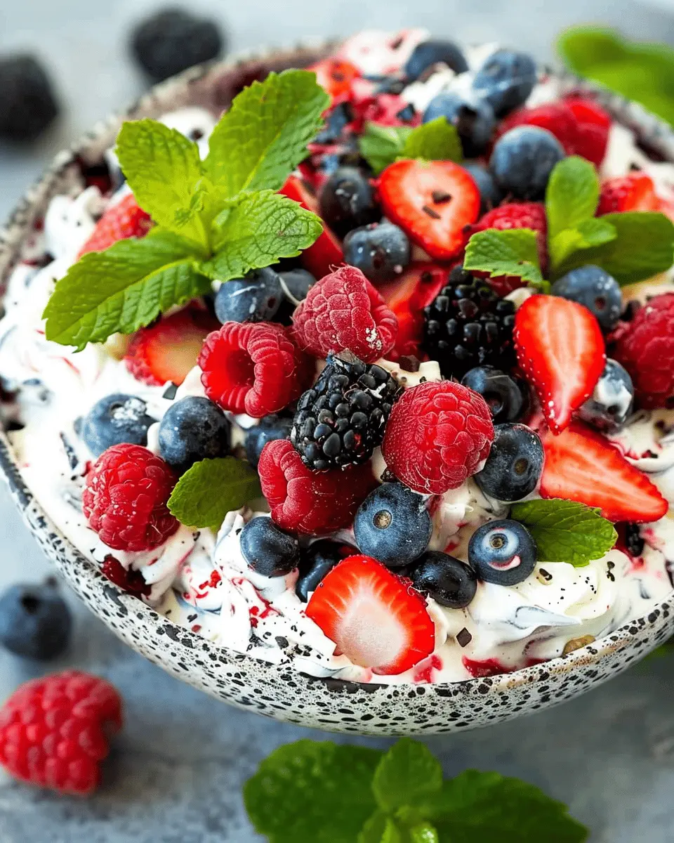 Berry Cheesecake Salad: A Delightfully Easy Treat for Everyone