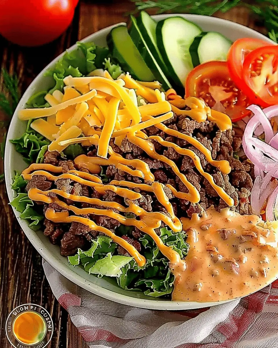 Big Mac Salad: A Healthy Twist with Turkey Bacon and Chicken Ham