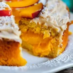 Brown Sugar Peach Cake