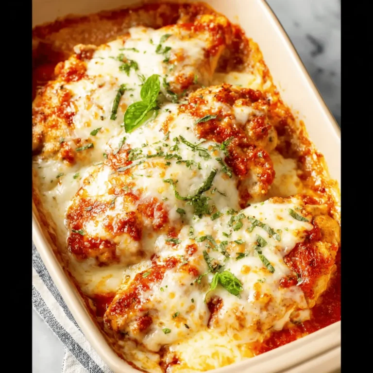 Cheesy Mozzarella Chicken Bake