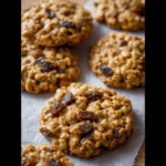 Chewy Oatmeal Raisin Cookies
