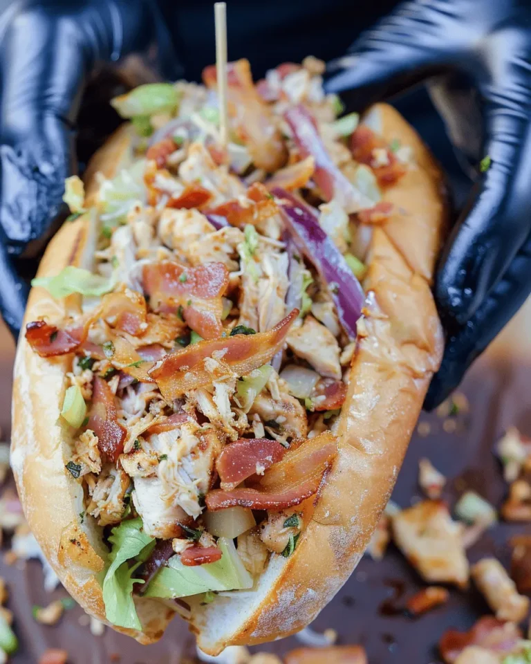 Chicken Bacon Ranch Chopped Sandwich