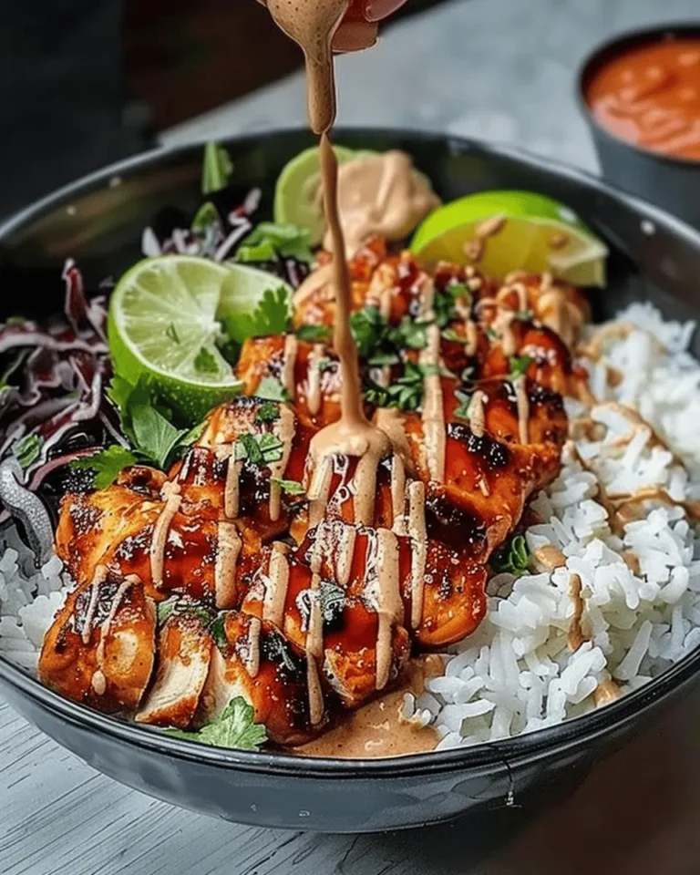 Sweet Chili Chicken Bowl w/Coconut Drizzle