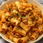 Creamy Rigatoni with Boursin Cheese