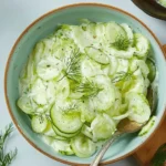 Dad's Creamy Cucumber Salad