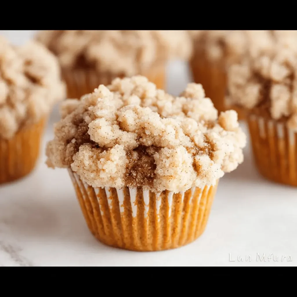 Easy Coffee Cake Muffins with Cinnamon Swirl