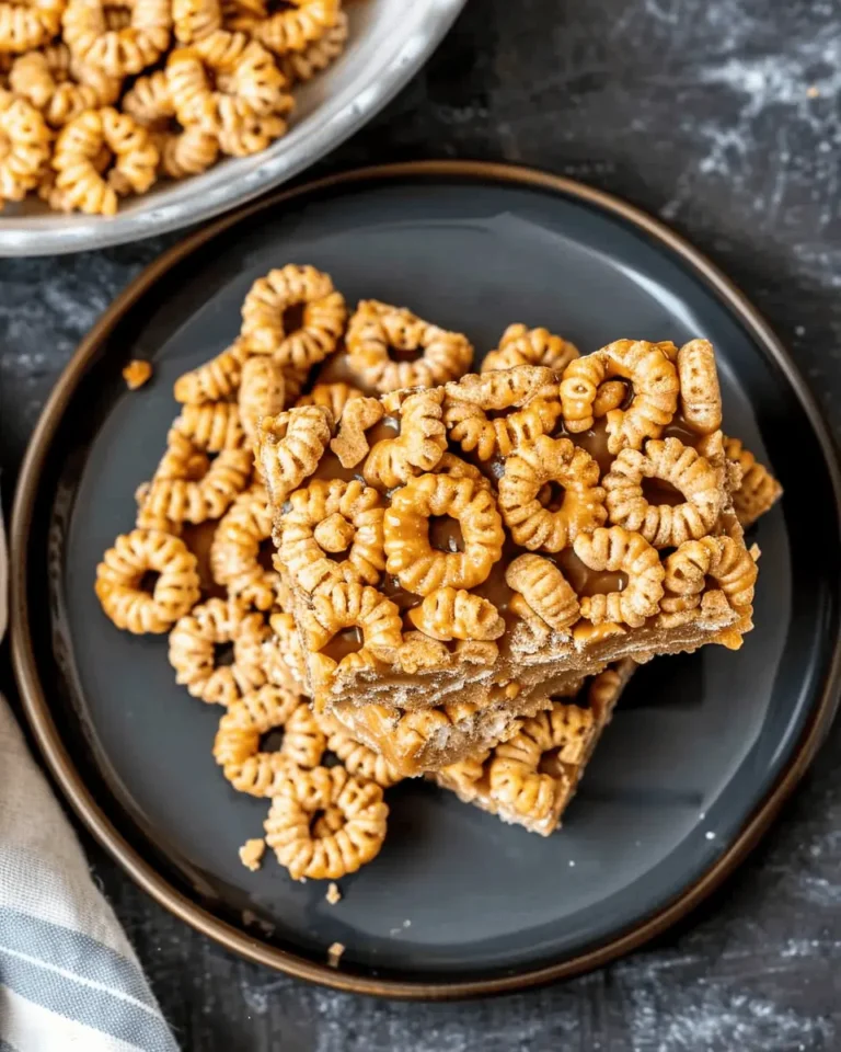 Easy Peanut Butter Cheerio Bars