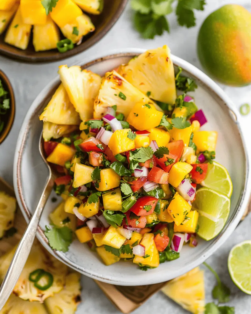 Easy Pineapple Mango Salsa Recipe: A Fresh, Flavorful Twist