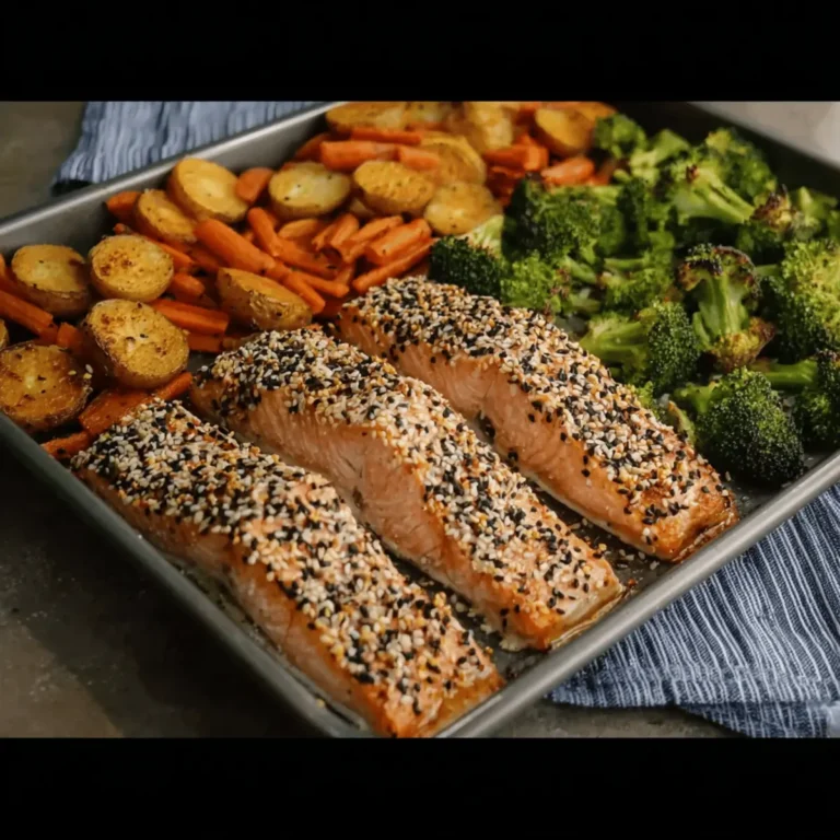 Everything Salmon Sheet Pan Dinner