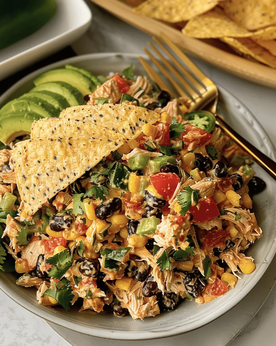 Southwestern Chicken Salad: Easy & Healthy Turkey Bacon Twist