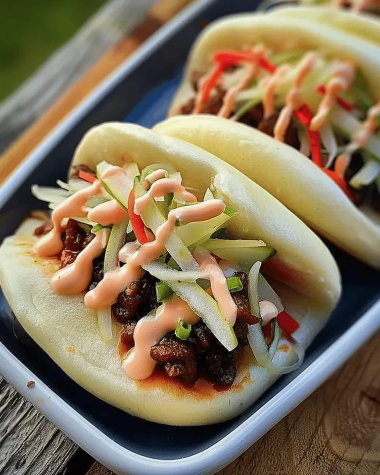 Sweet Korean Beef Bao Buns