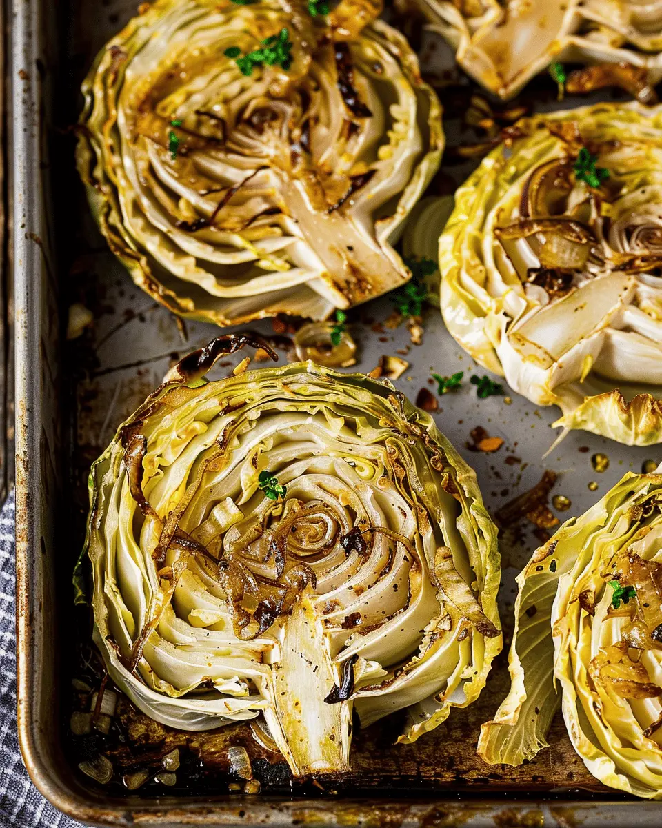 Cabbage Steaks: Easy and Flavorful Turkey Bacon & Chicken Ham Recipe