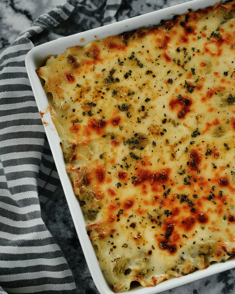 Loaded Veggie White Lasagna: A Delightful Family Favorite