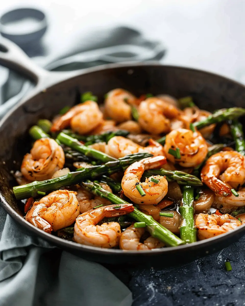 Shrimp Asparagus Recipe: Easy One-Pan Delight with Turkey Bacon