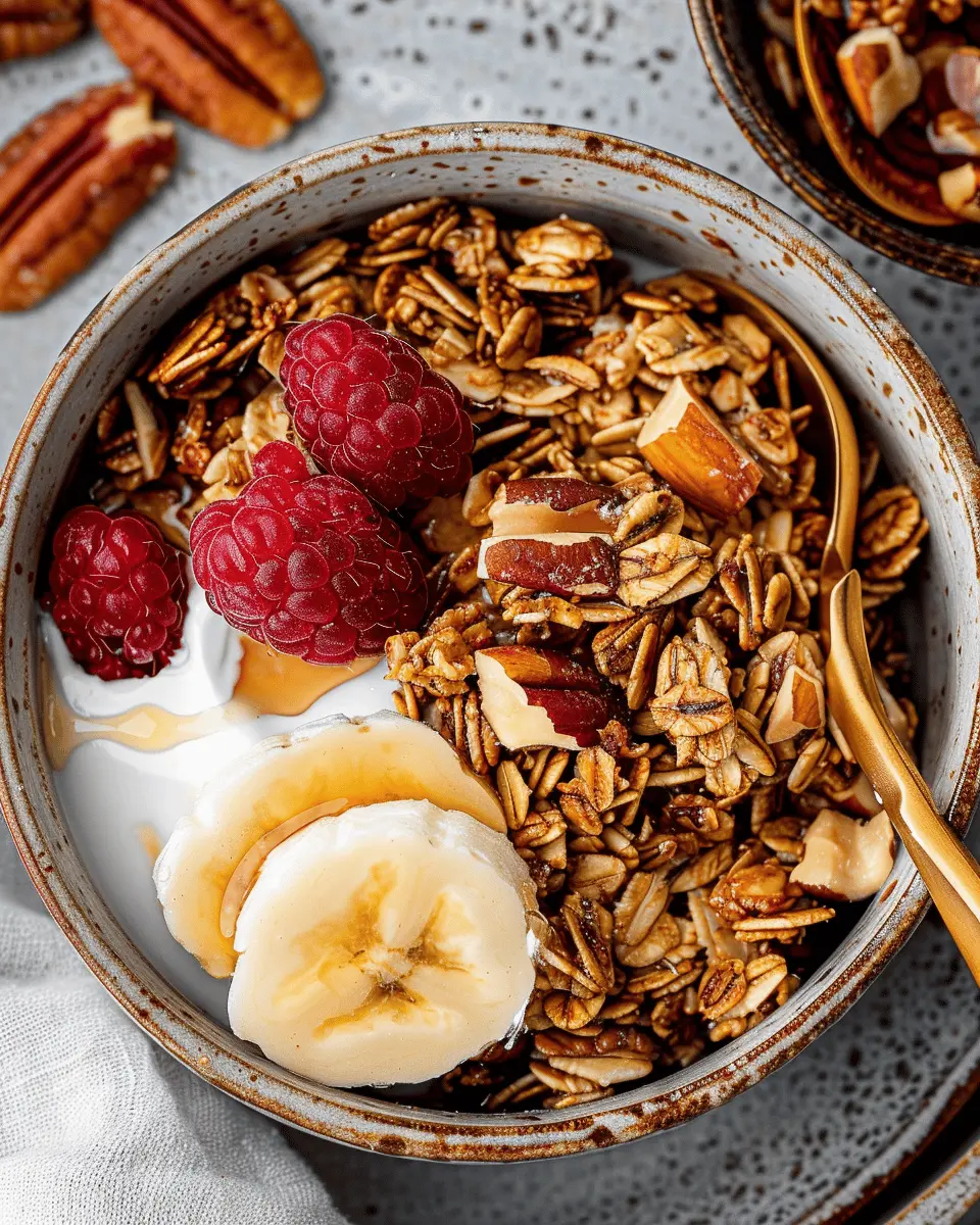 Salted Maple Pecan Granola: The Best Crunchy Breakfast Treat