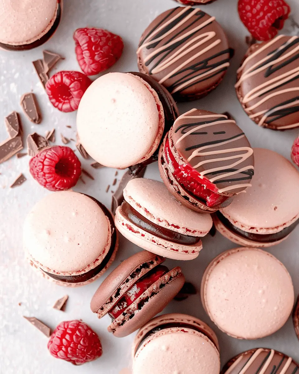 Chocolate Raspberry Macarons: Indulgent Treat with Chambord