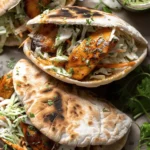 Sheet Pan Chicken Pitas with Herby Ranch Slaw
