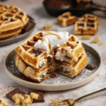 S'Mores Stuffed Waffle