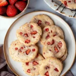 Strawberry Shortbread Cookies