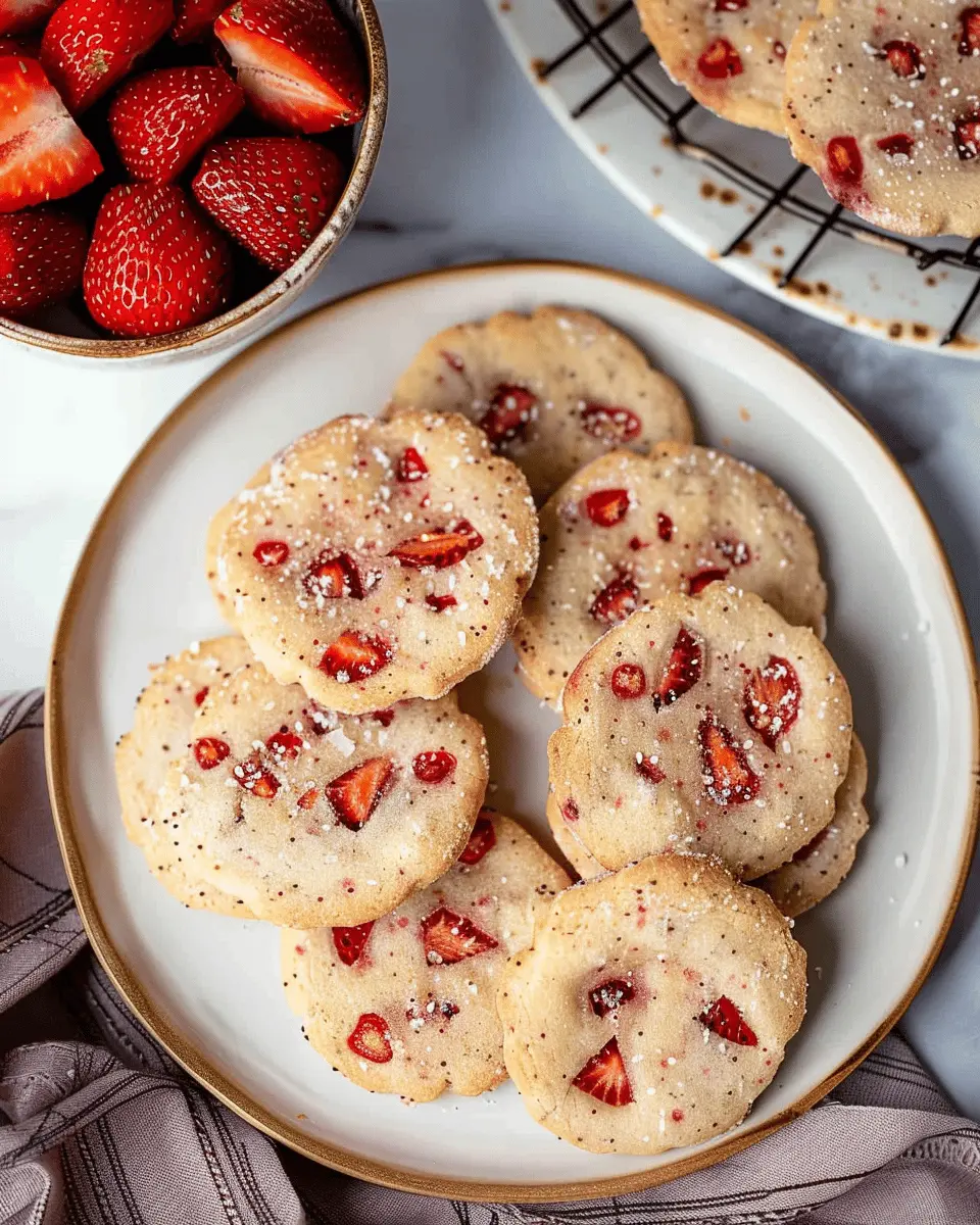 Strawberry Shortbread Cookies: Easy Recipe for Sweet Indulgence