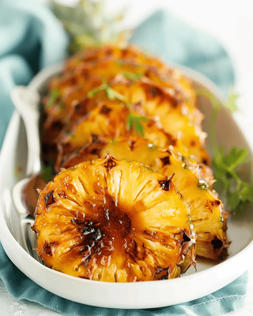 Easy Air Fryer Pineapple Delight with Turkey Bacon Bliss