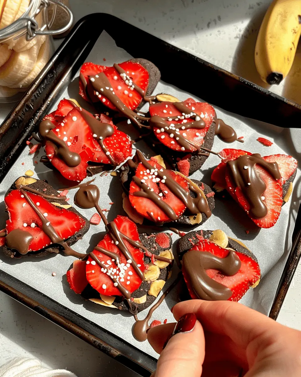 Healthy Strawberry Banana Bark: Easy 4-Ingredient Snack Delight
