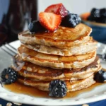 Healthy Banana Oatmeal Pancakes