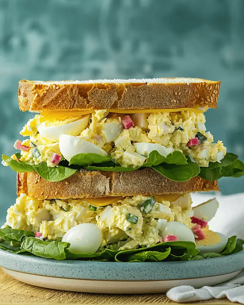 The Best Egg Salad Sandwich: A Simple Twist with Turkey Bacon