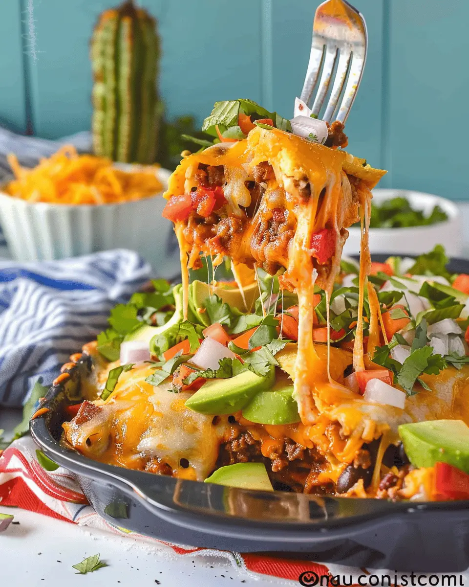 Walking Taco Casserole Recipe: Easy Family Pleaser with Turkey Bacon