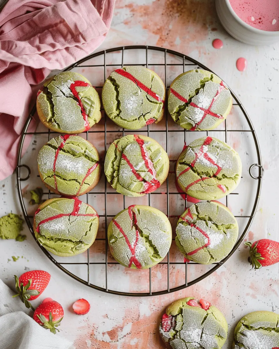 Matcha Marble Cookies with Strawberry Icing: The Best Treat for Home Bakers