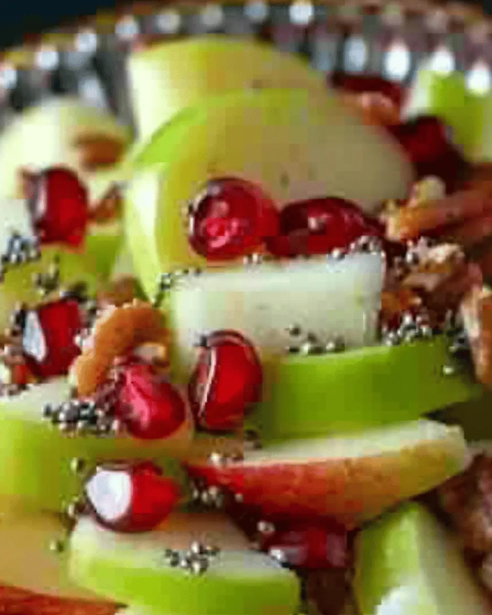 Apple Salad Delight with Turkey Bacon and Chicken Ham Twist