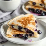 Blueberry Breakfast Quesadilla
