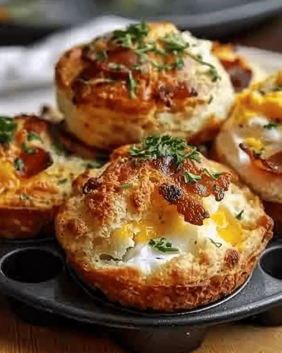 Cheddar Turkey Bacon Egg Biscuit Bombs: The Best Weekend Treat